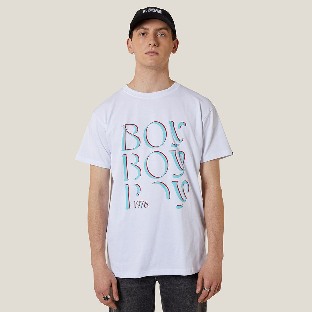 BOY London Shirts & Tops BOY BOY BOY T-SHIRT - WHITE