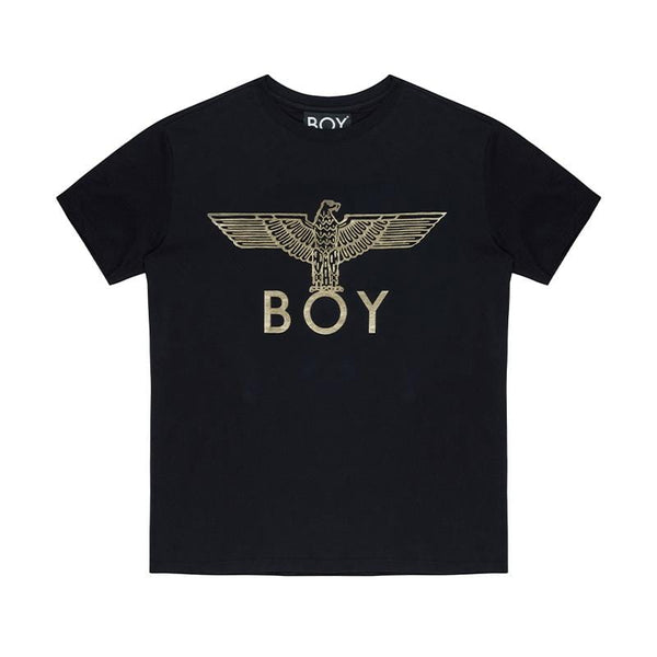 boy-london-shop T-SHIRTS BOY EAGLE T-SHIRT - BLACK/GOLD