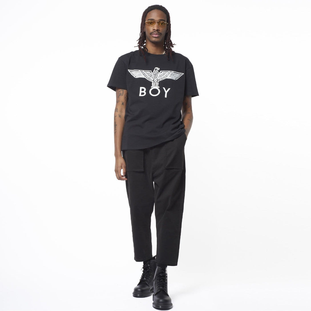 boy-london-shop T-SHIRTS BOY EAGLE T-SHIRT - BLACK/WHITE