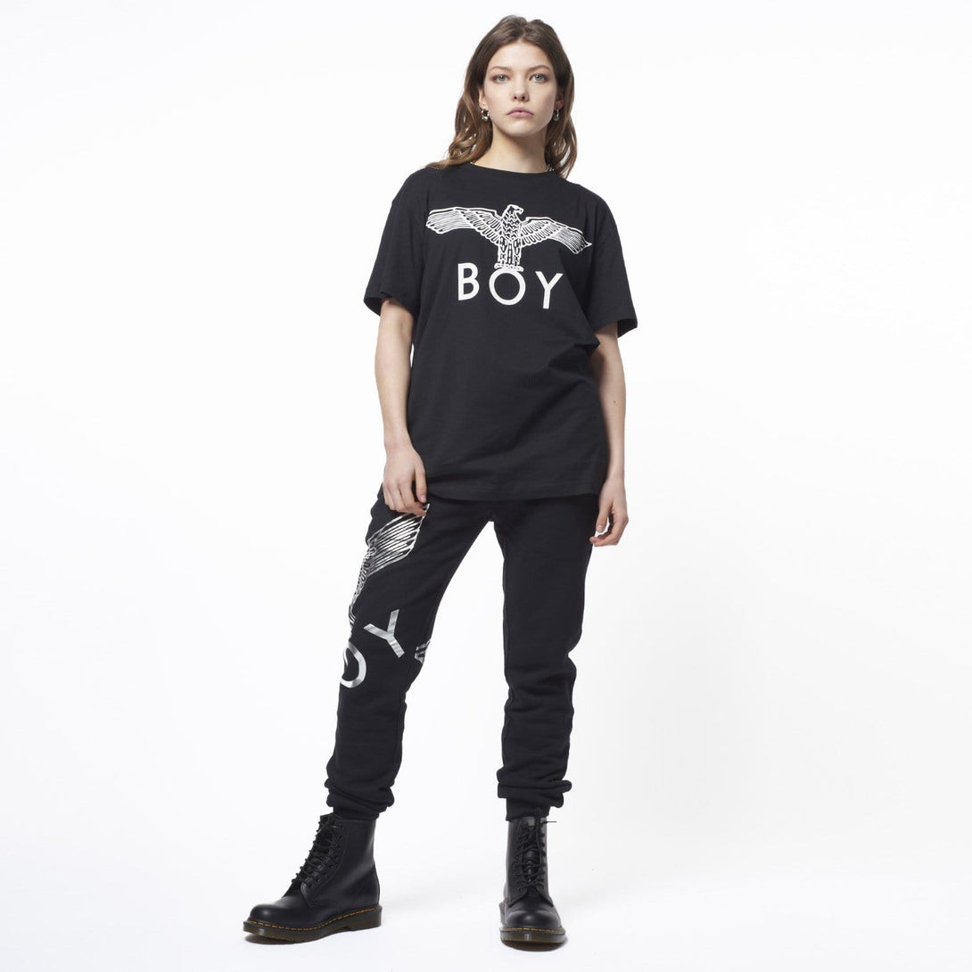 boy-london-shop T-SHIRTS BOY EAGLE T-SHIRT - BLACK/WHITE