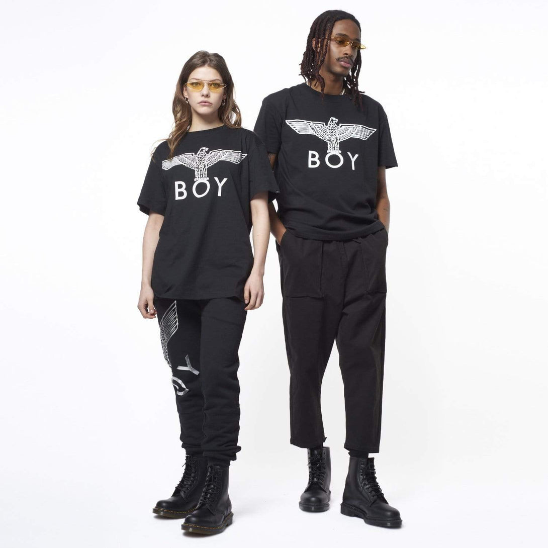 boy-london-shop T-SHIRTS BOY EAGLE T-SHIRT - BLACK/WHITE
