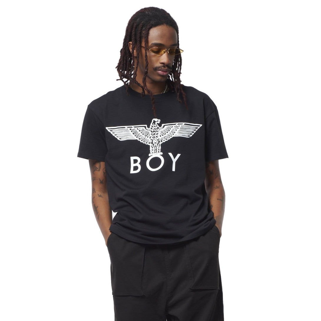 boy-london-shop T-SHIRTS BOY EAGLE T-SHIRT - BLACK/WHITE