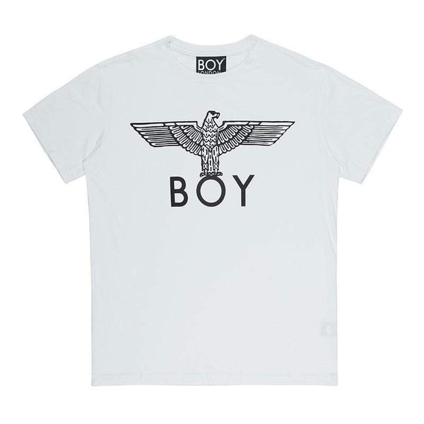 boy-london-shop T-SHIRTS XS / WHITE BOY EAGLE T-SHIRT - WHITE /BLACK