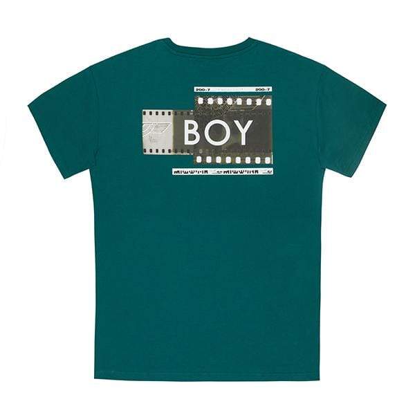 boy-london-shop T-SHIRTS BOY FILM TEE FOREST GREEN