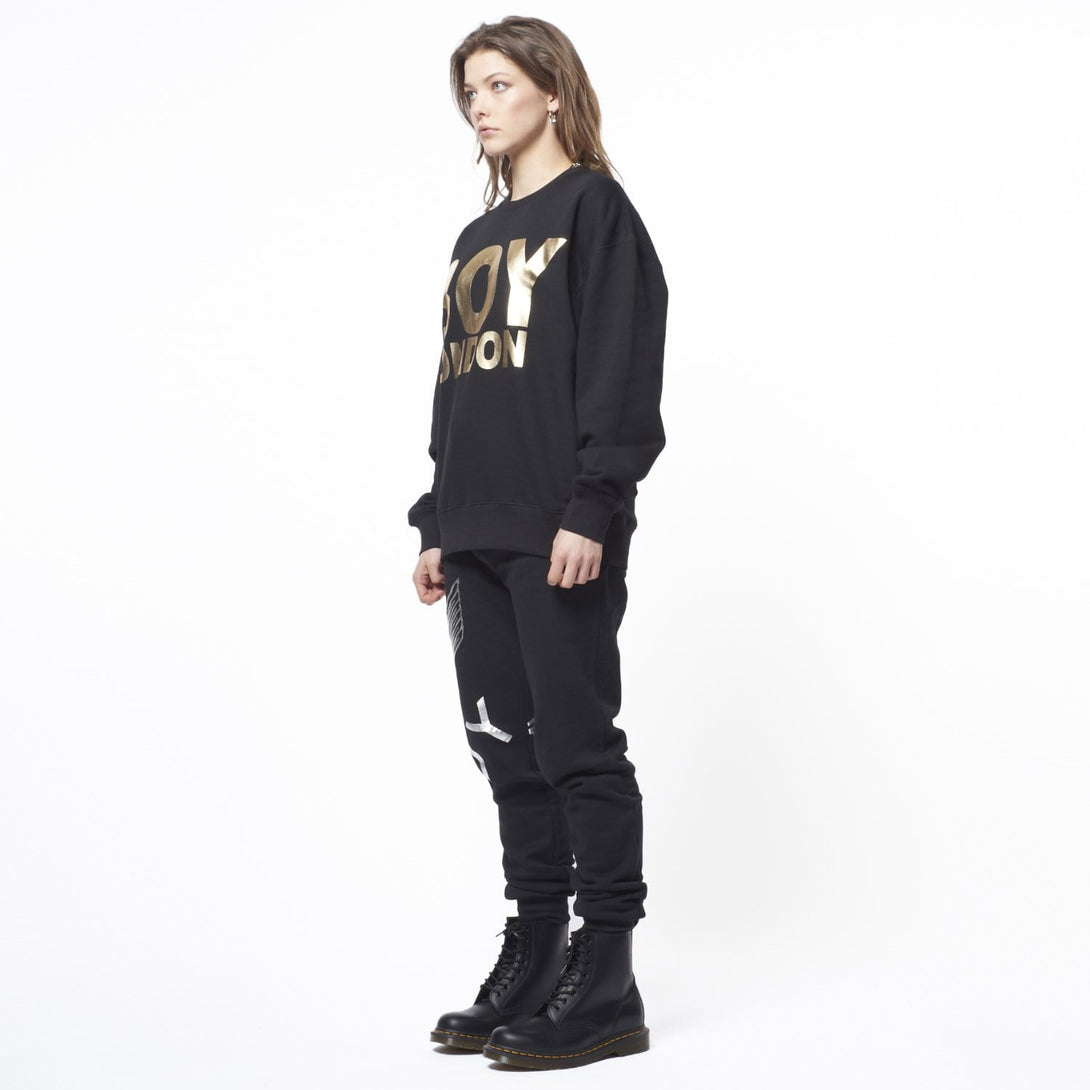 BOY LONDON SWEATSHIRT BOY LONDON SWEATSHIRT - BLACK/GOLD