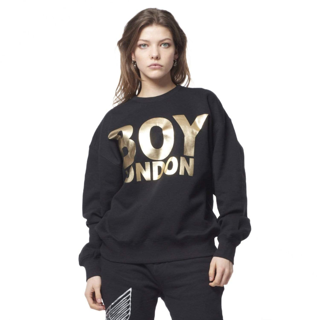 BOY LONDON SWEATSHIRT BOY LONDON SWEATSHIRT - BLACK/GOLD