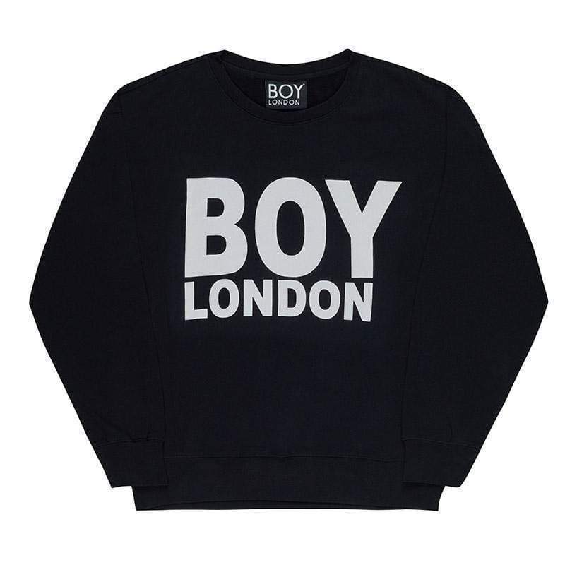 BOY LONDON SWEATSHIRTS XS / BLACK/WHITE BOY LONDON SWEATSHIRT - BLACK/WHITE