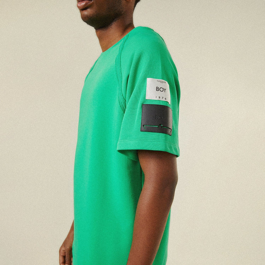 BOY London T-SHIRT Reverse Seam Oversized T-Shirt - FERN GREEN