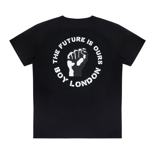 BOY London T-SHIRTS BOY FUTURE TEE - BLACK