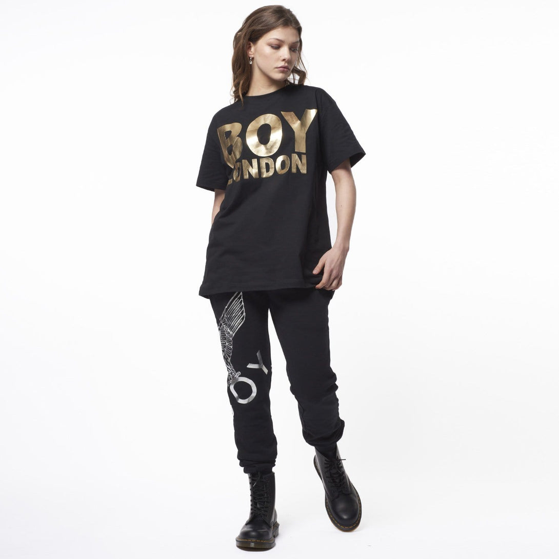 BOY LONDON T-SHIRTS BOY LONDON TEE - BLACK/GOLD