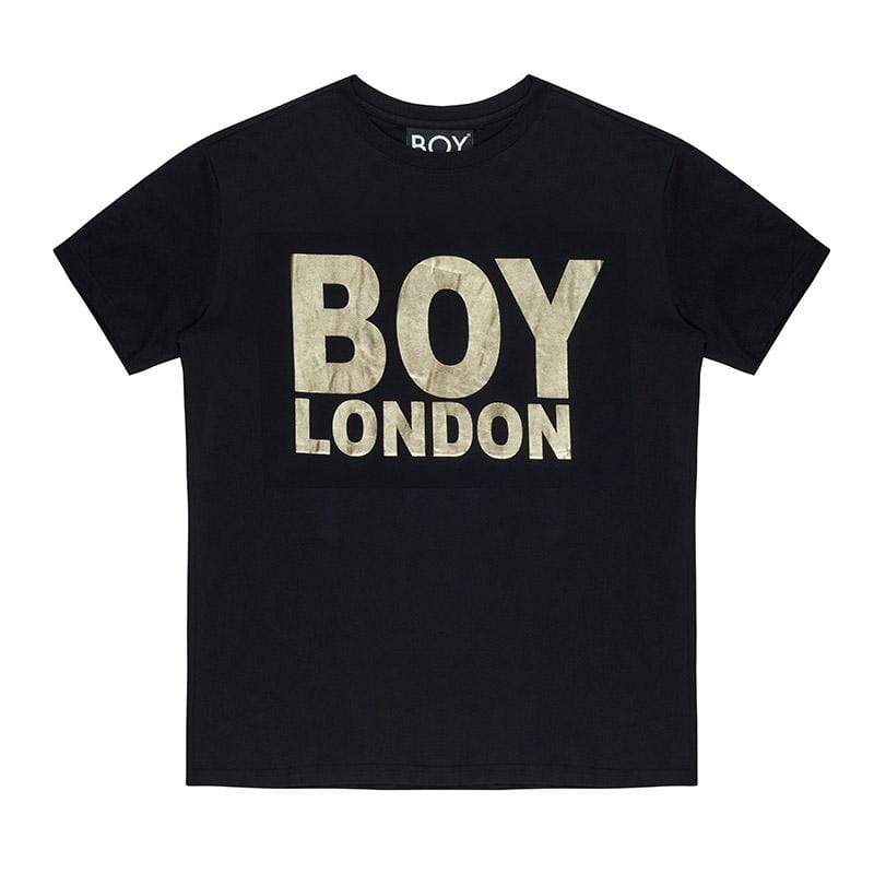 BOY LONDON T-SHIRTS XS / BLACK/GOLD BOY LONDON TEE - BLACK/GOLD