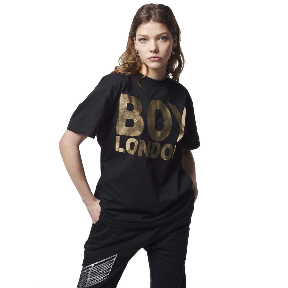 BOY LONDON T-SHIRTS BOY LONDON TEE - BLACK/GOLD