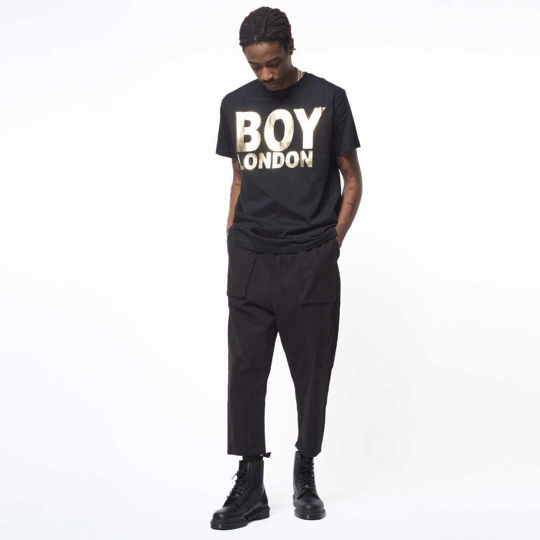 BOY LONDON T-SHIRTS BOY LONDON TEE - BLACK/GOLD