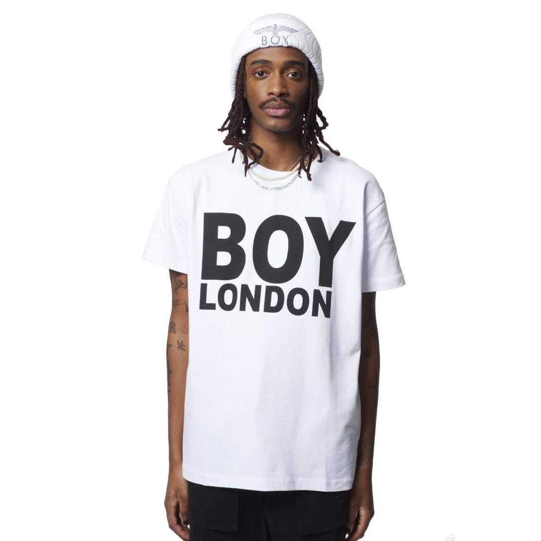 BOY LONDON T-SHIRTS BOY LONDON TEE - WHITE/BLACK